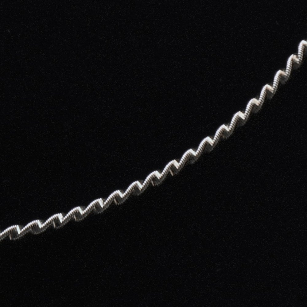 Milor - Vintage Sterling Silver Helix Chain Necklace